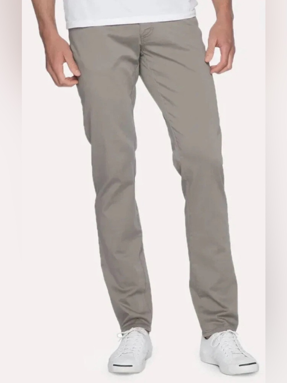 NWT Johnnie-O Men’s Sawyer Taupe Slim Straight Pants Size 35x32